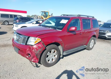 2005 Nissan Pathfinder Le из США, поврежденный, VIN 5N1AR18U25C700434